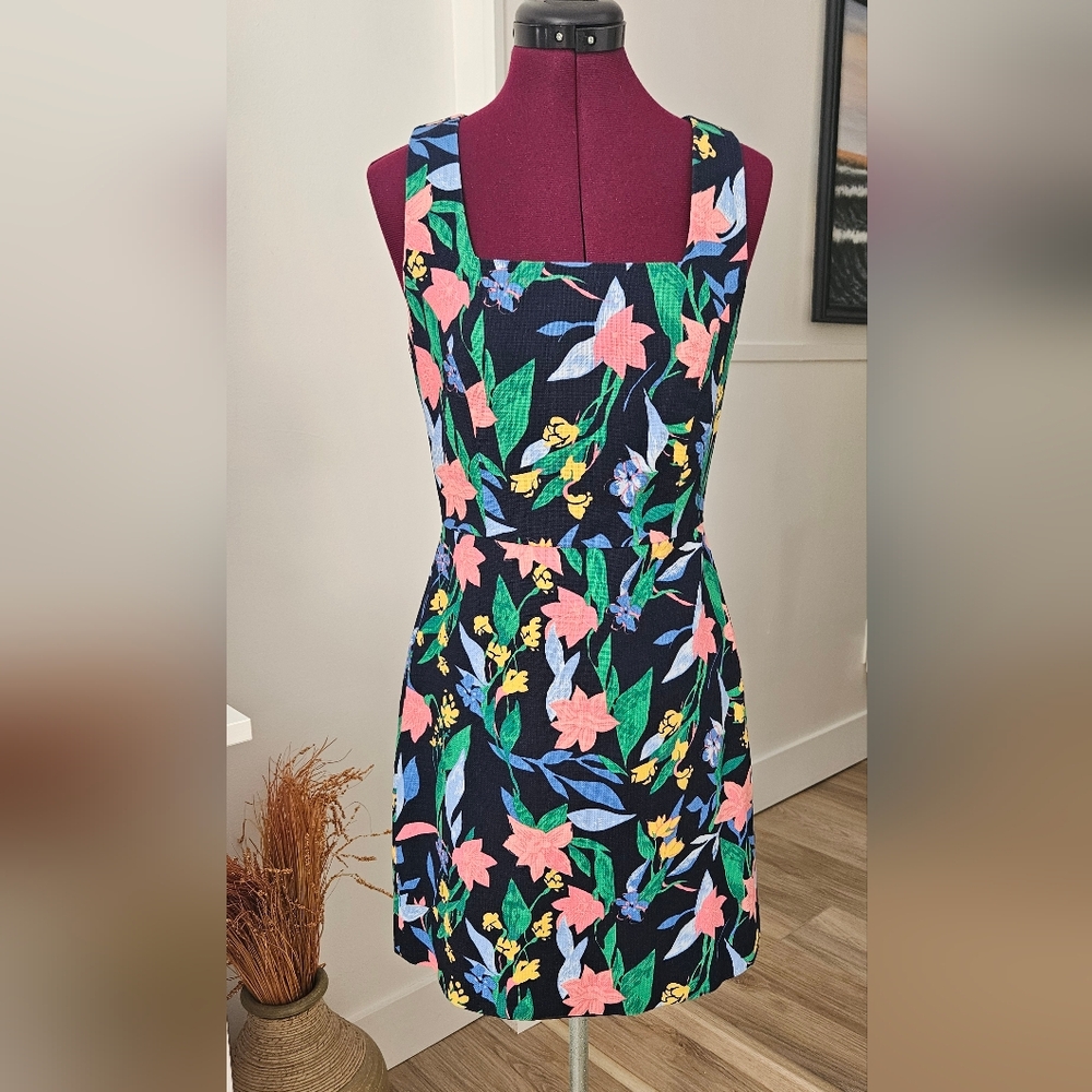 J. Crew Vibrant Floral Mini Dress Size 4